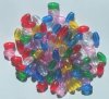 100 9x6mm Acrylic Transparent Mixed Ovals